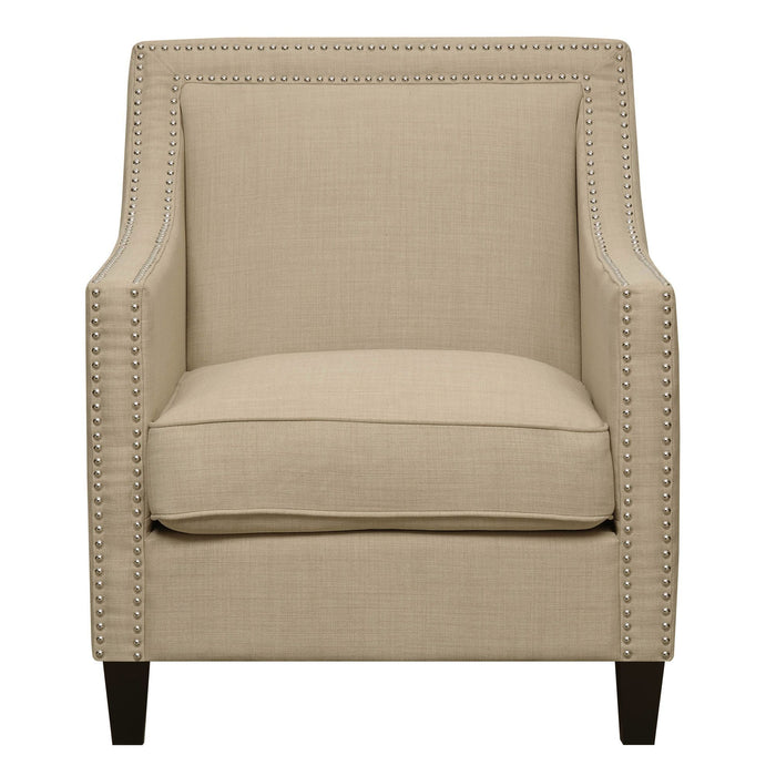 Erica 497 Chair W/Chrome Nails Heirloom Natural (ISTA 3) - Jack’s Furniture and More (Laredo, TX)