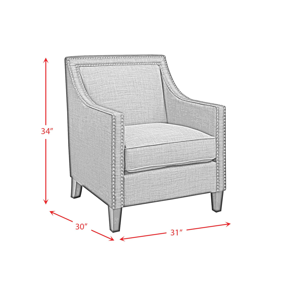 Erica 497 Chair W/Chrome Nails French Script (ISTA 3) - Jack’s Furniture and More (Laredo, TX)