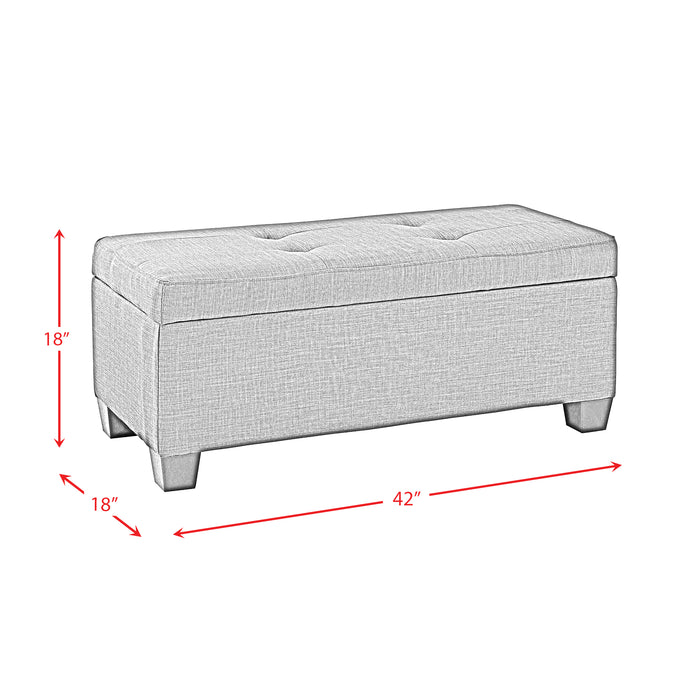 Ethan 3Pk Storage Bench with 2 Ottoman in Heirloom Blue (ISTA3A) - Jack’s Furniture and More (Laredo, TX)