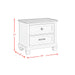 Farmington 2-Drawer Nightstand with USB in Medium Brown and Washed Stone - Jack’s Furniture and More (Laredo, TX)