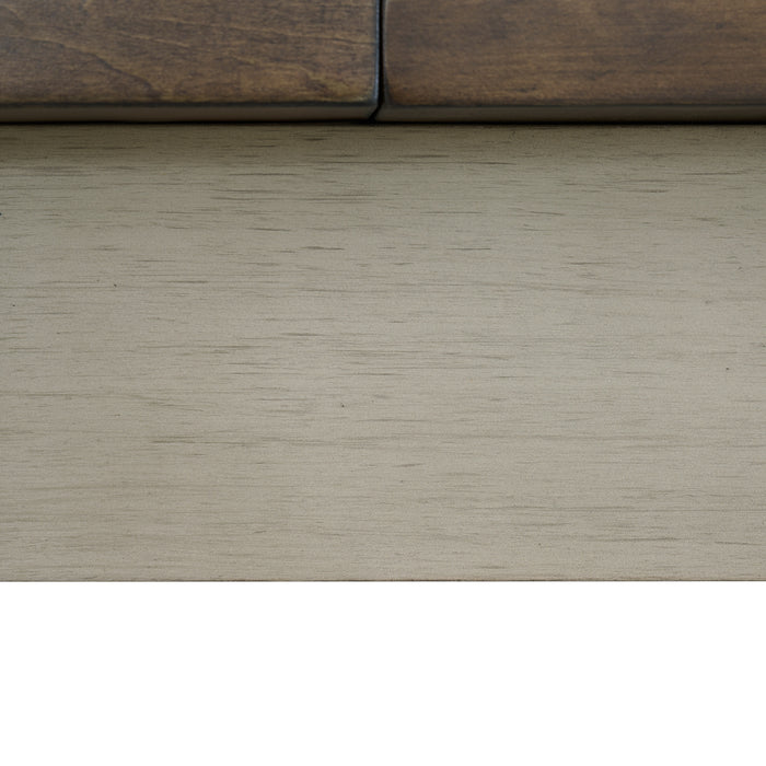 Farmington Storage Dining Bench in Medium Brown and Washed Stone - Jack’s Furniture and More (Laredo, TX)