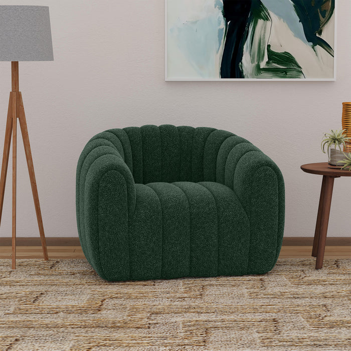 Flamingo Swivel Chair in Ching Hunter Green - Jack’s Furniture and More (Laredo, TX)