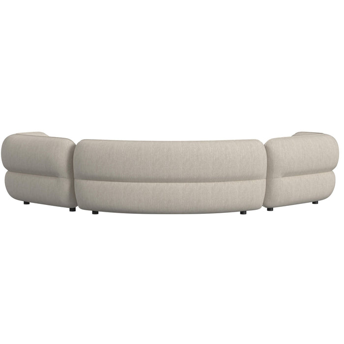 Four Seasons Sectional Set in Woolen Camel with 6 Pillows - Jack’s Furniture and More (Laredo, TX)