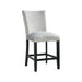 Valentino White 5PC Counter Height Dining Set - Table & Four Grey Chairs - Jack’s Furniture and More (Laredo, TX)