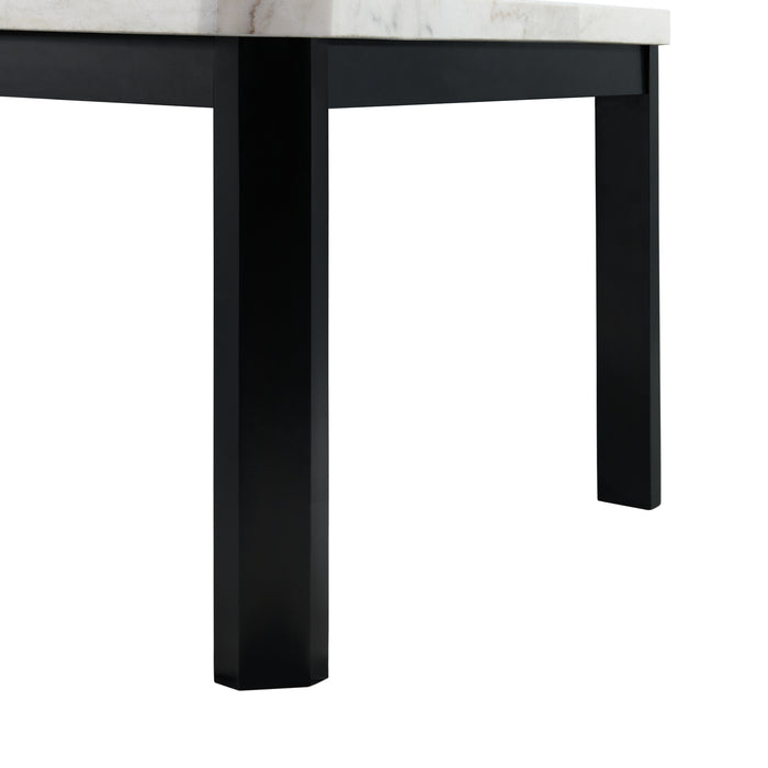 Francesca White Standard Height Dining Table - Jack’s Furniture and More (Laredo, TX)