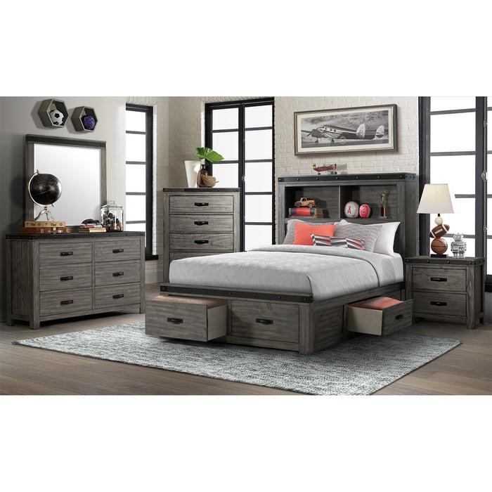 Wade Youth Platform Storage Bed - Jack’s Furniture and More (Laredo, TX)