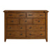 Gage 9-Drawer Dresser in Chestnut - Jack’s Furniture and More (Laredo, TX)