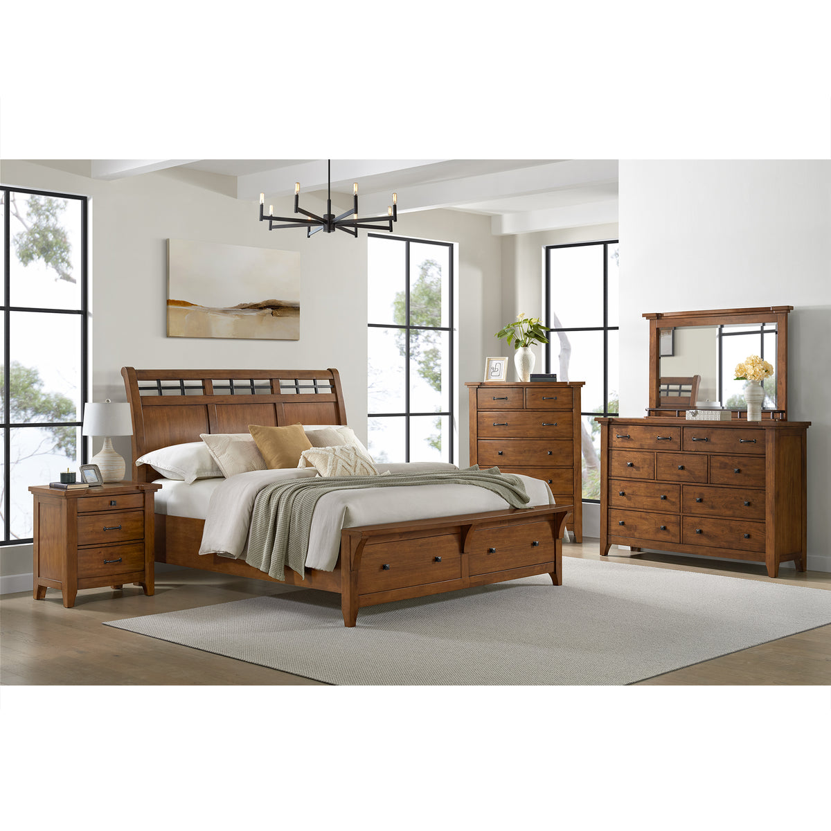 Gage Sleigh Storage Bed - Jack’s Furniture and More (Laredo, TX)