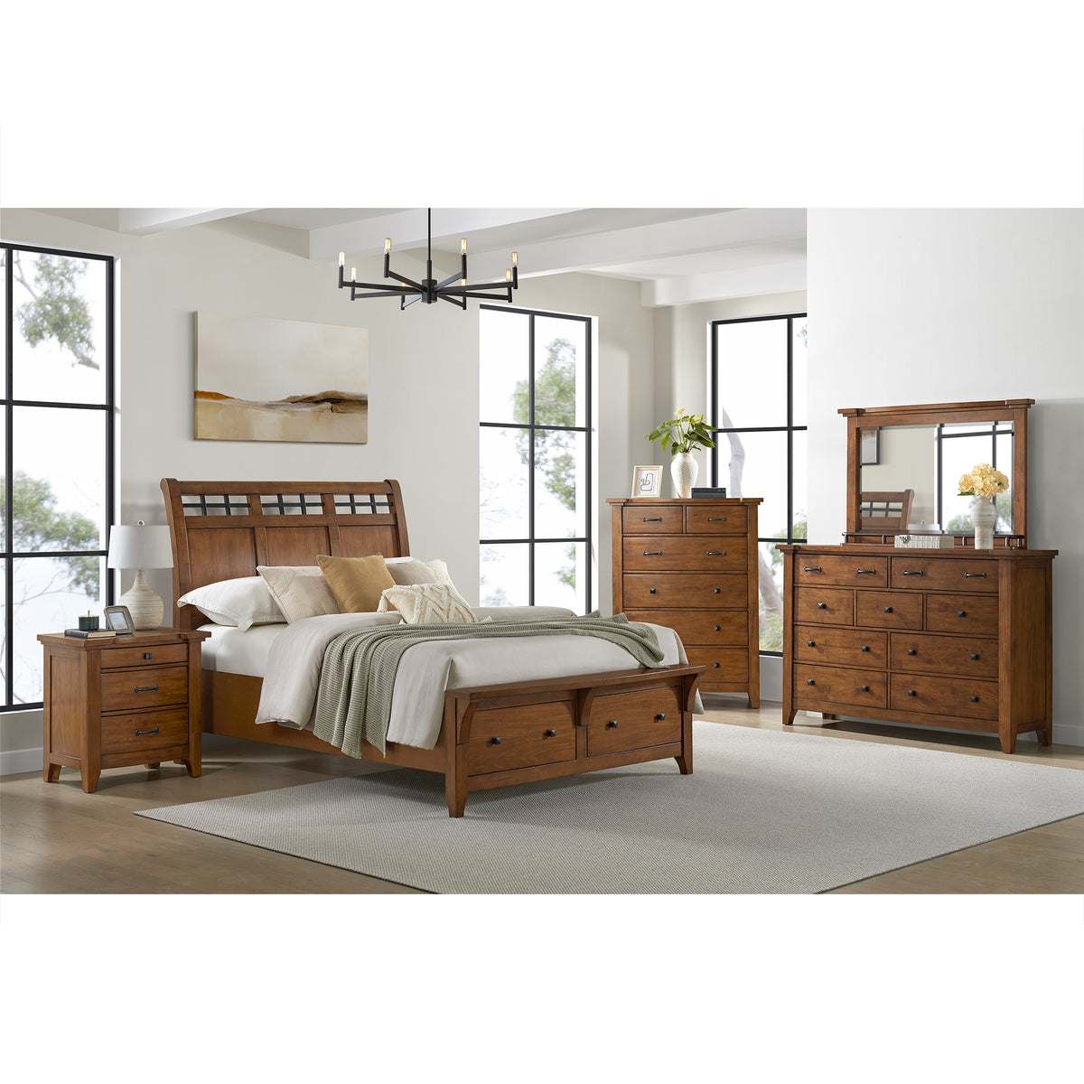 Gage 9-Drawer Dresser in Chestnut - Jack’s Furniture and More (Laredo, TX)