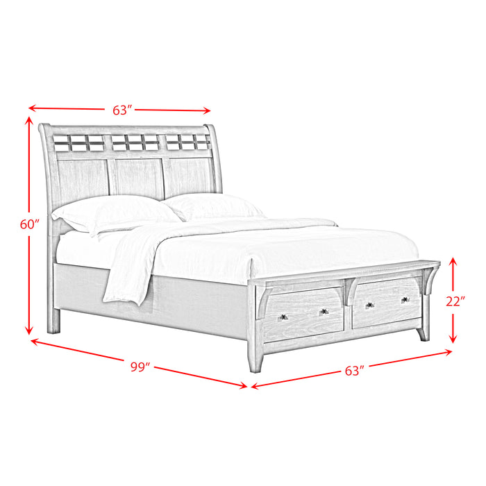 Gage Sleigh Storage Bed - Jack’s Furniture and More (Laredo, TX)