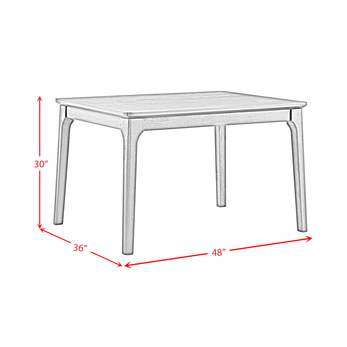 Garcia 5PC Dining Set with Table and 4 Chairs in Black - Jack’s Furniture and More (Laredo, TX)