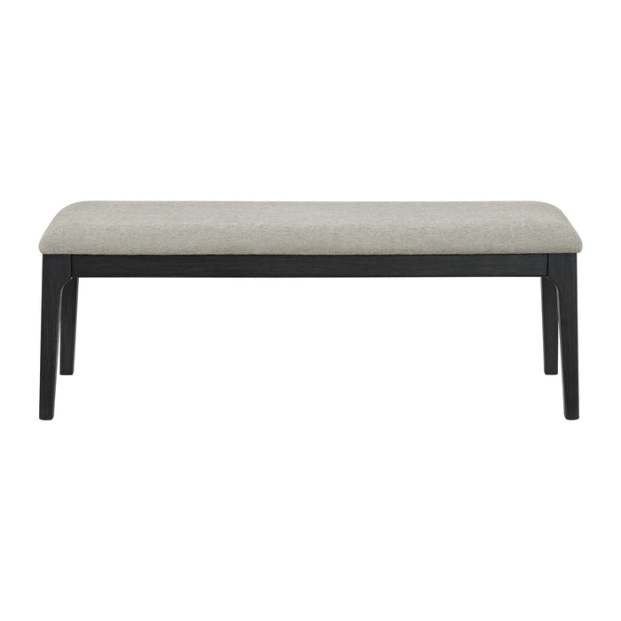 Garcia 6PC Dining Set with Table, 4 Chairs, and Bench in Black - Jack’s Furniture and More (Laredo, TX)