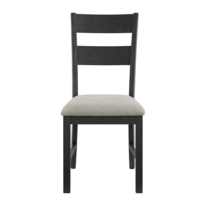 Garcia 6PC Dining Set with Table, 4 Chairs, and Bench in Black - Jack’s Furniture and More (Laredo, TX)