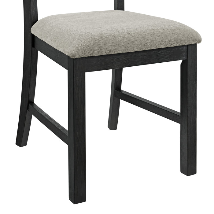 Garcia 5PC Dining Set with Table and 4 Chairs in Black - Jack’s Furniture and More (Laredo, TX)