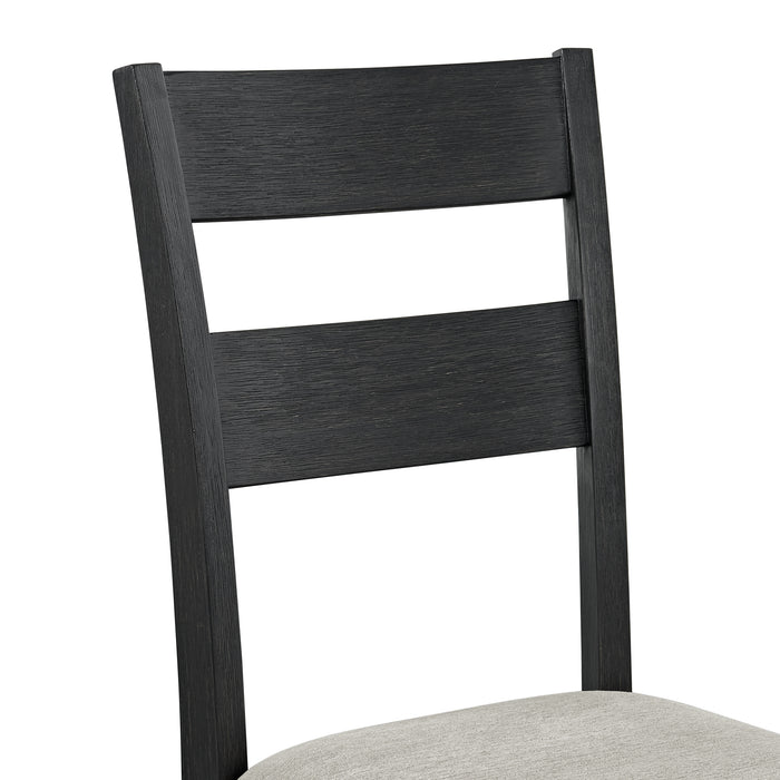 Garcia 6PC Dining Set with Table, 4 Chairs, and Bench in Black - Jack’s Furniture and More (Laredo, TX)