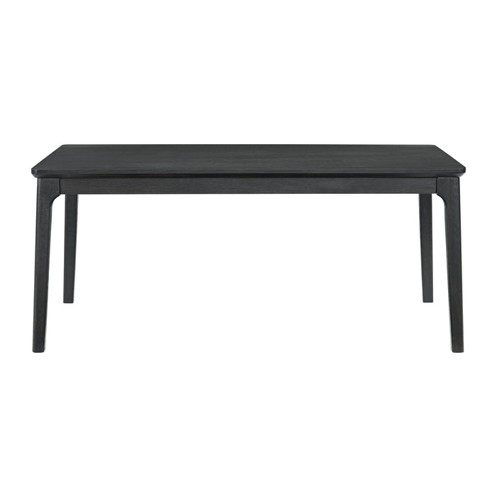 Garcia 6PC Dining Set with Table, 4 Chairs, and Bench in Black - Jack’s Furniture and More (Laredo, TX)