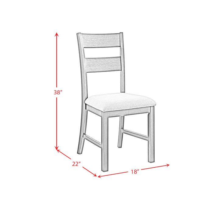 Garcia 5PC Dining Set with Table and 4 Chairs in Black - Jack’s Furniture and More (Laredo, TX)