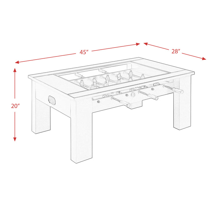 Giga Foosball Table (SSG-110601) Black Foosball Table - Jack’s Furniture and More (Laredo, TX)