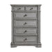 Glenmore 5-Drawer Chest in Aged Grey - Jack’s Furniture and More (Laredo, TX)