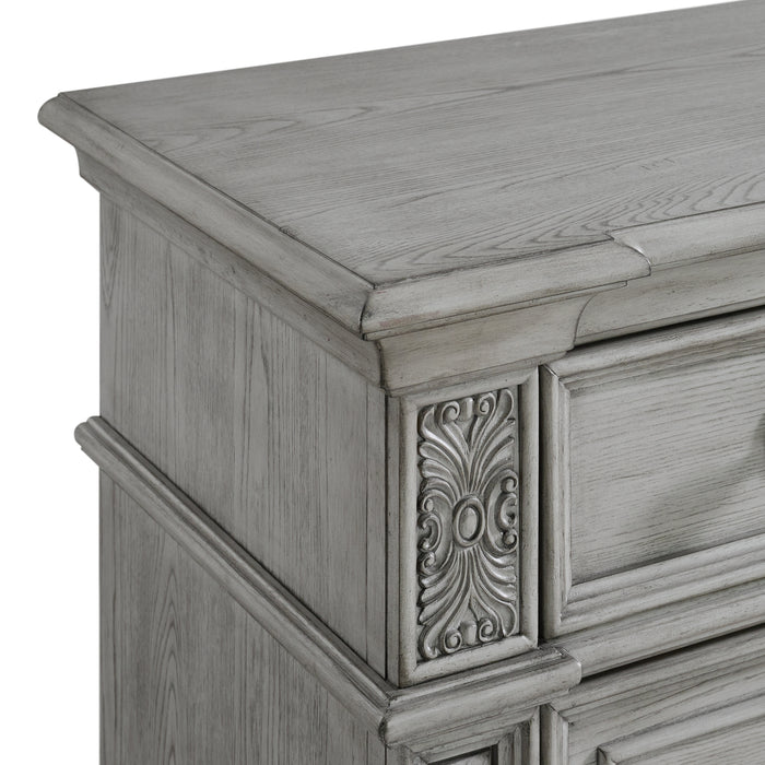 Glenmore 8-Drawer Dresser in Aged Grey - Jack’s Furniture and More (Laredo, TX)