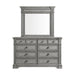 Glenmore Dresser and Mirror Set in Aged Grey - Jack’s Furniture and More (Laredo, TX)