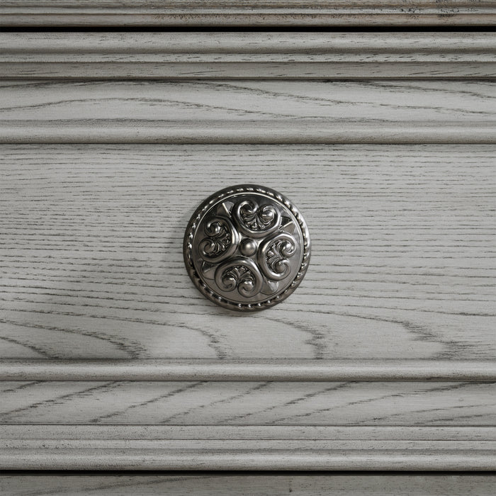 Glenmore Dresser and Mirror Set in Aged Grey - Jack’s Furniture and More (Laredo, TX)