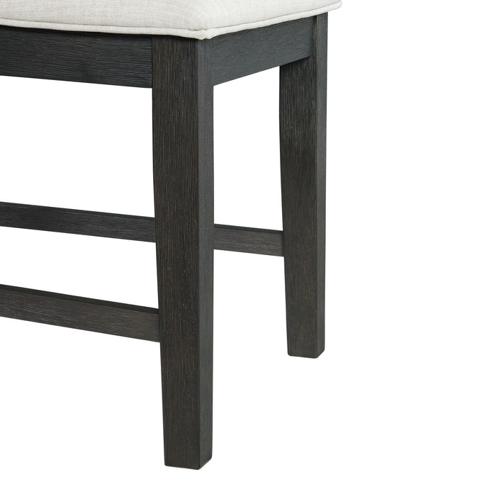 Grady 7PC Dining Set in Black-Table & Six Slat Back Chairs - Jack’s Furniture and More (Laredo, TX)