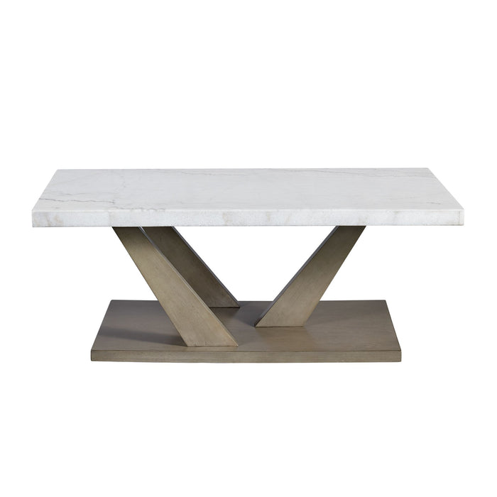Greta Rectangular Coffee Table in grey - Jack’s Furniture and More (Laredo, TX)