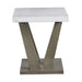 Greta Square End Table in grey - Jack’s Furniture and More (Laredo, TX)