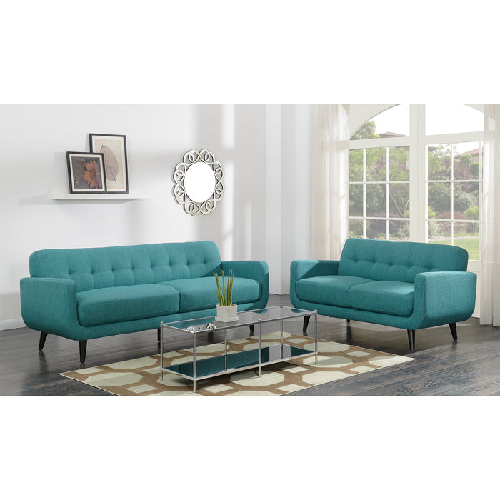 Hadley 4480 Sofa Heirloom Teal w/No Pillow - Jack’s Furniture and More (Laredo, TX)