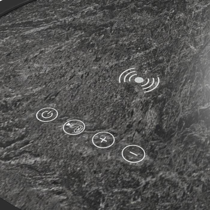 Halo Round Smart End Table in Black - Jack’s Furniture and More (Laredo, TX)