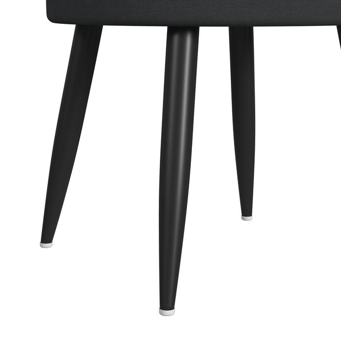 Halo Round Smart End Table in Black - Jack’s Furniture and More (Laredo, TX)