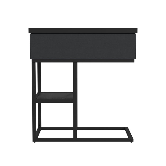 Halo Smart C-Table in Black - Jack’s Furniture and More (Laredo, TX)