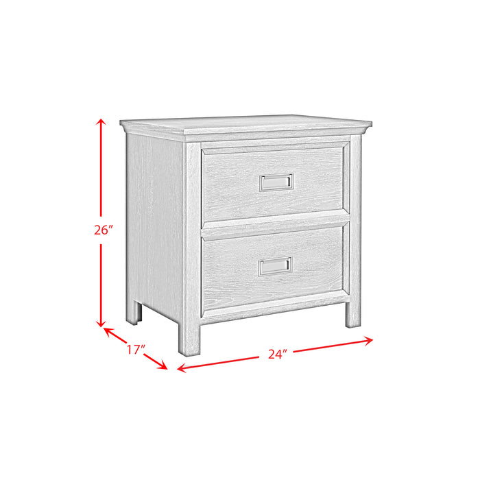 Hampton Kids 2-Drawer Nightstand with USB - Jack’s Furniture and More (Laredo, TX)