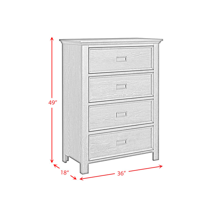 Hampton Kids Over Bunk with Ladder Bedroom Set - Jack’s Furniture and More (Laredo, TX)