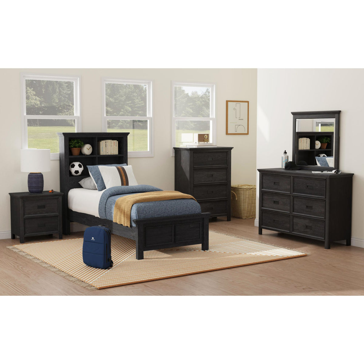 Hampton Kids Bookcase Bed - Jack’s Furniture and More (Laredo, TX)