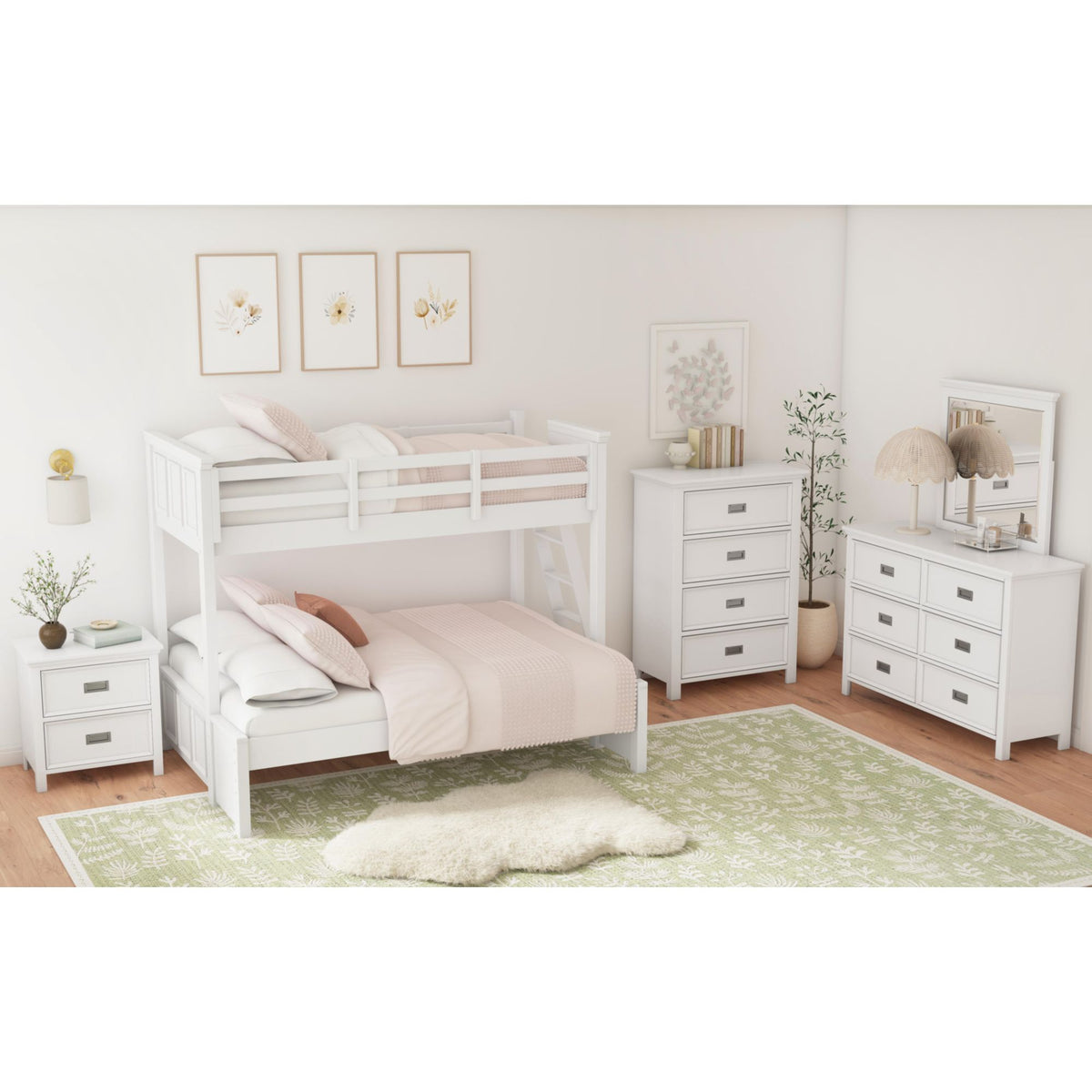Hampton Kids Over Bunk with Ladder - Jack’s Furniture and More (Laredo, TX)