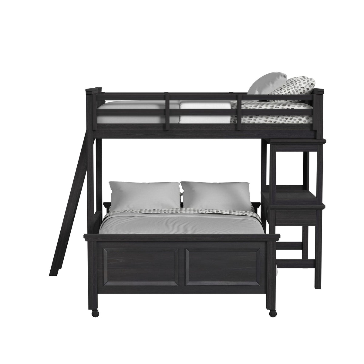 Hampton Kids Over Loft with Ladder and Desk with Speaker - Jack’s Furniture and More (Laredo, TX)