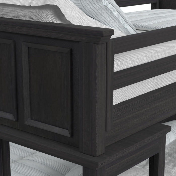 Hampton Kids Over Loft with Staircase and Desk with Speaker Bedroom Set - Jack’s Furniture and More (Laredo, TX)