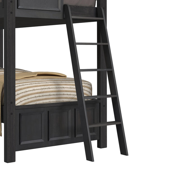 Hampton Kids Over Bunk with Ladder Bedroom Set - Jack’s Furniture and More (Laredo, TX)