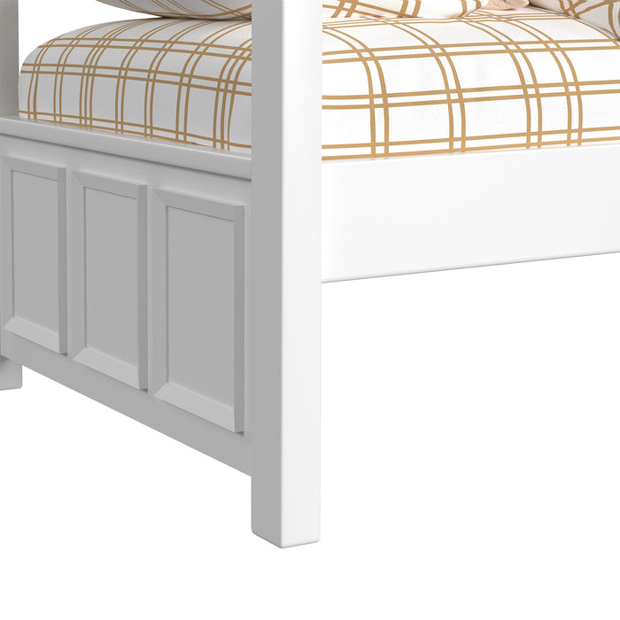 Hampton Kids Over Bunk with Ladder Bedroom Set - Jack’s Furniture and More (Laredo, TX)