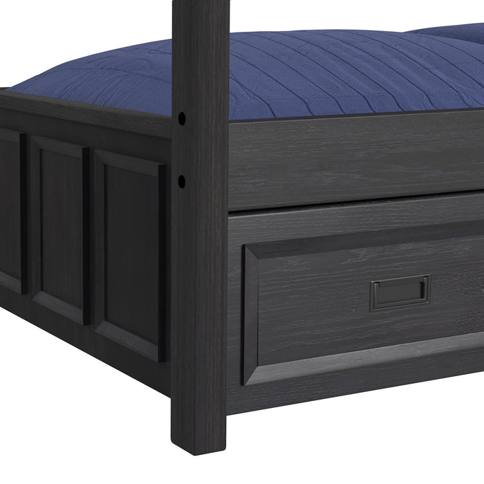 Hampton Kids Over Bunk with Staircase and Trundle Bedroom Set - Jack’s Furniture and More (Laredo, TX)