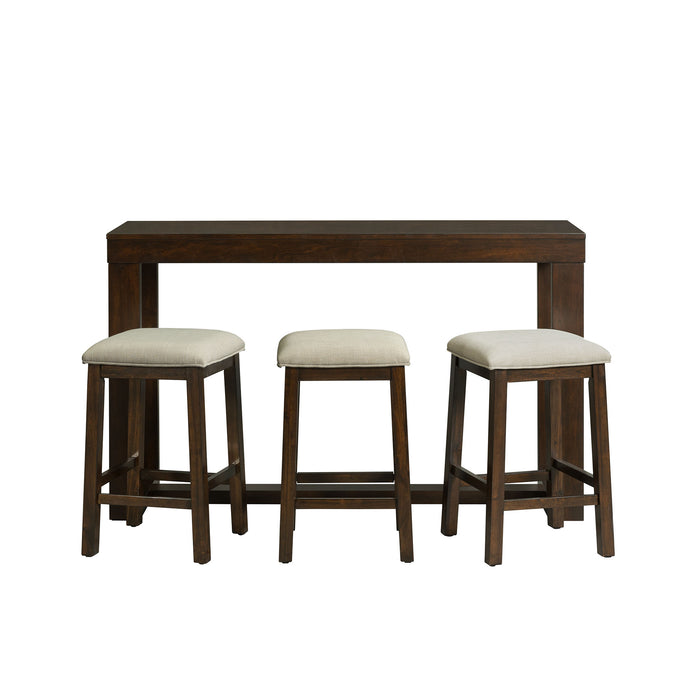 Hardy Occasional Bar Table Single Pack (Table + Three Stools) - Jack’s Furniture and More (Laredo, TX)