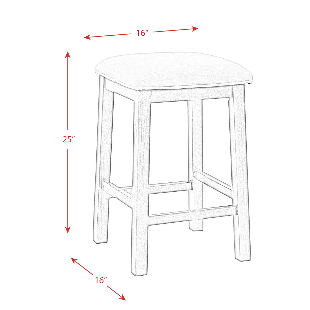 Hardy Occasional Bar Table Single Pack (Table + Three Stools) - Jack’s Furniture and More (Laredo, TX)