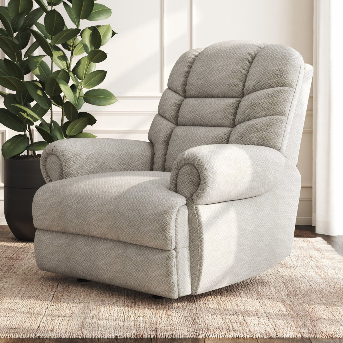 Hermes Power Lift Chair in Menio Park Dove - Jack’s Furniture and More (Laredo, TX)