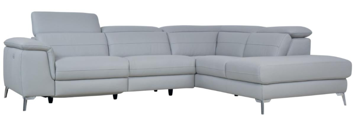 Cinque 2-piece Sectional with Right Chaise in Gray