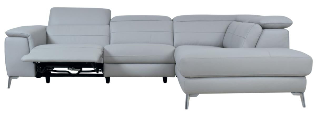 Cinque 2-piece Sectional with Right Chaise in Gray