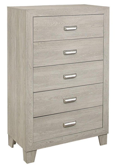 Quinby 5 Drawer Chest in Light Brown 1525-9