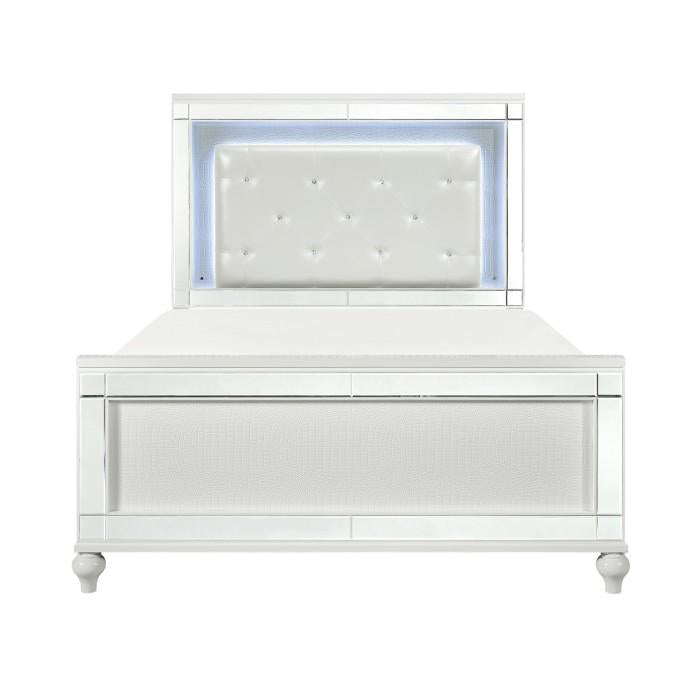 Alonza Queen LED Panel Bed 1845LED-1 image