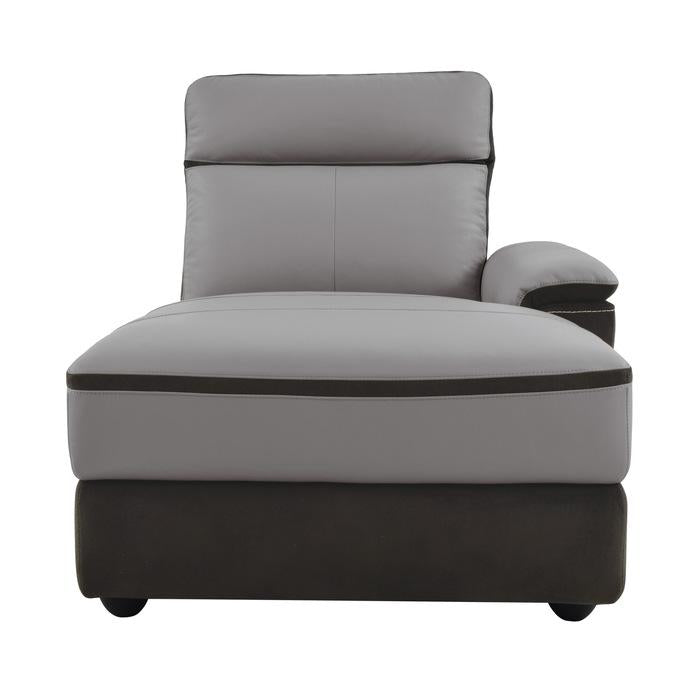 Laertes Right Side Chaise in Taupe Gray 8318-5R image